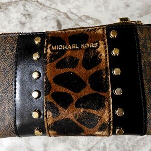 Michael Kors Calf hairWristlet